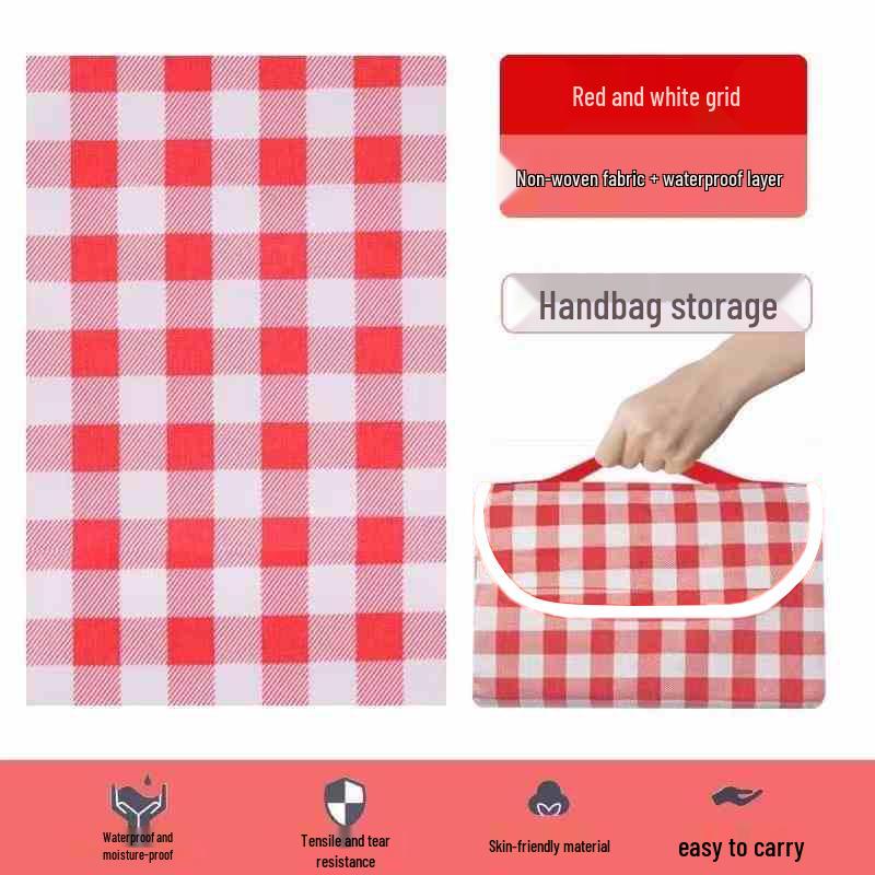 Pogrubiona Wodoodporna Mata Piknikowa na Zewnątrz: Kemping, Plaża, Namiot, Trawnik i Poduszka Odporna na Wilgoć