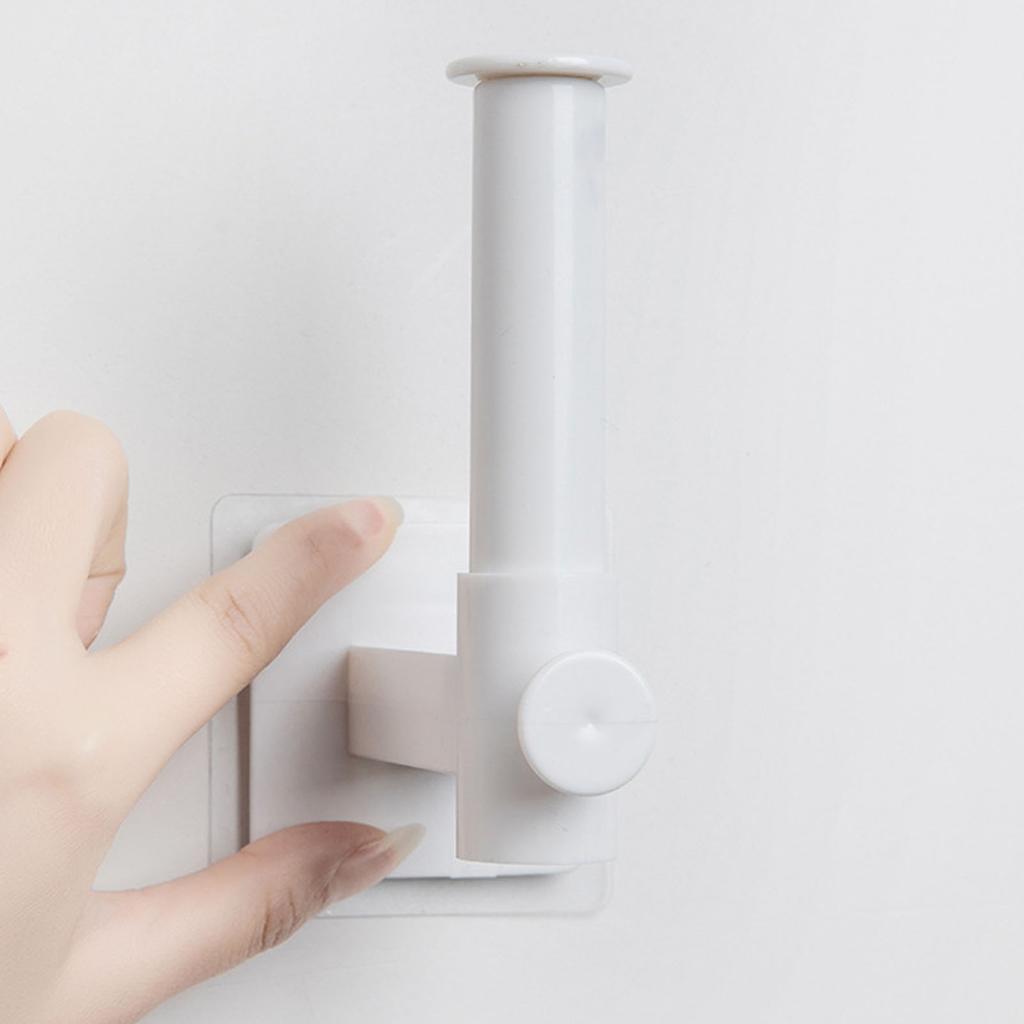 Retractable L Shaped Wash Towel Rack Punch Free Multifunctional Wall Paper Towel Stand Kitchen Cling Film Storage Rack