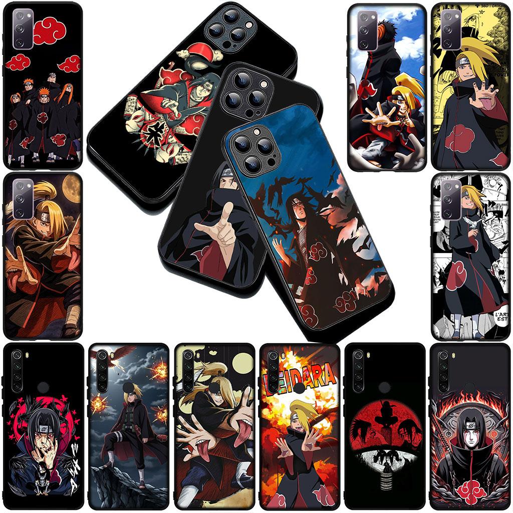 Phone Cover for Apple iPhone 16 14 15 Plus 11 Pro Max 16E ProMax + 16Plus 15+ 14+ Case Deidara Narutos Itachi Uchiha Akatsuki