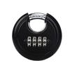 Stainless Steel Round Password Padlock Warehouse Outdoor Door Ship Container Chain Horizontal Opening Lock Anti-theft Waterproof