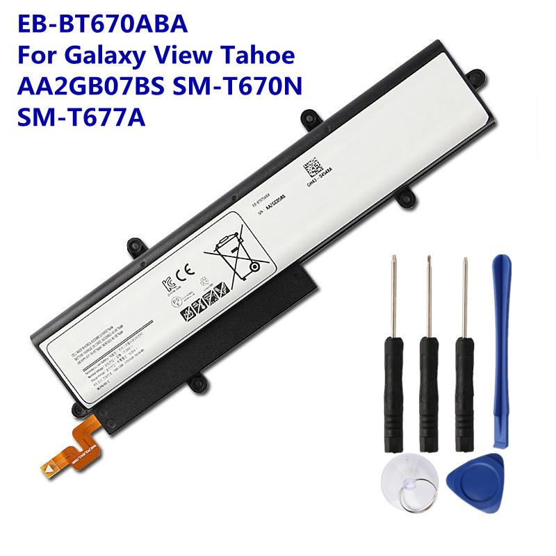 

Original Replacement Battery EB-BT670ABA For Samsung Galaxy View Tahoe AA2GB07BS SM-T670 SM-T670N SM-T677A EB-BT670ABE 5700mah