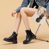 Thick-soled Martin boots women's 2025 autumn and winter new retro style lace-up single boots popular British outdoor casual short boots