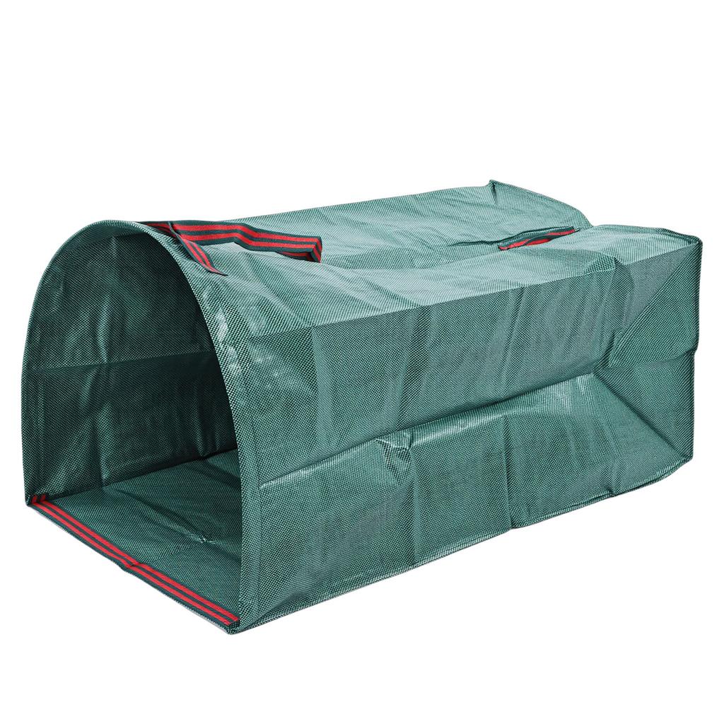 Leaf Bag Large Capacity Dustpan Type Foldable Reusable Garden Waste Collector Bag with Handles for Yard Cleaning