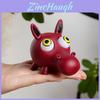 Red Hippo Shape Squeeze Toy For Sensory Play And Stress Relief Suitable For All Ages