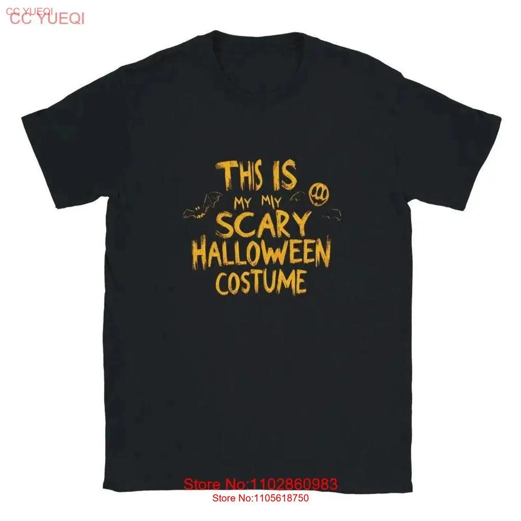 Halloween Costume T Shirt Vintage Top For Everyday Wear Slightly Stylish Stretched Streetwear Unisex Designer Clothes