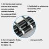 7.9 Width 100-1000mm Stainless Steel Metal Cable Ties 100PCS Wires Self-Lock Zip-Exhaust Multifunctional Locking Cable Tie