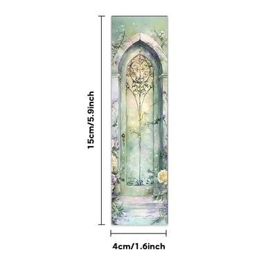 32pcs, Green Floral Fairy Princess Bookmarks, Beautiful Series, Suitable for Teachers, Readers, and Book Lovers, Birthday Gifts