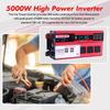 5000W Car Power Inverter Pure Sine Wave DC 12V To AC 110V Converter LCD Screen Display Portable Household