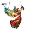 Modern Acrylic Prism Art Sun Catchers for Windows, Stained Glass Style Rainbow Maker Hanging Decorative Window Ornaments, Colorful Pendants