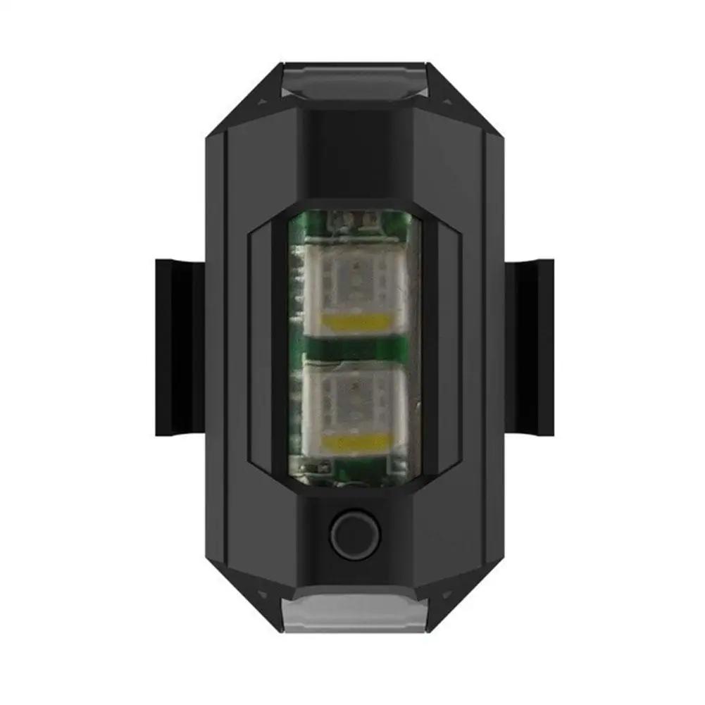 

Универсальный стробоскопический сигнальный фонарь Велосипедные мигающие задние фонари Задний фонарь для автомобиля Велосипедный Авиационный USB-фонарь Цвет света Лампа Предупреждение 7 Дрон E4Z6