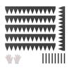 Steel Landscape Edging 6 Packs 40 X 6in Rust-Resistant for Yard Black