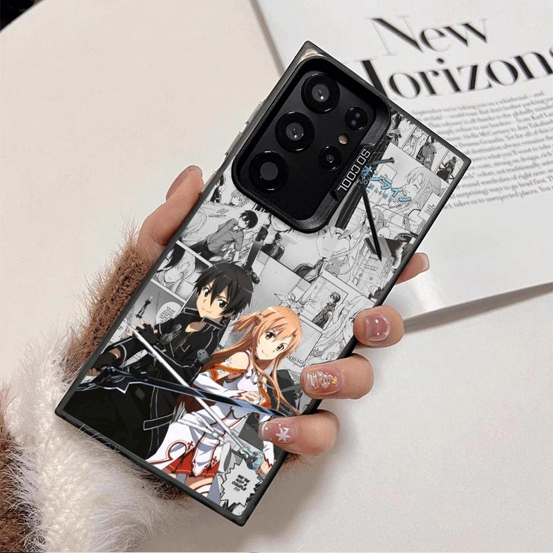 Sword Art Online Anime Shockproof Phone Case for Samsung Galaxy S26 Edge S25 Ultra S24 FE S23 Plus S21 Cover Anti Fall Fundas