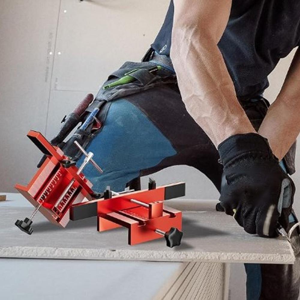 Aluminum Alloy Hardware Jig Tool Adjustable Door Hinge Jig Universal Door Mounting Jig Bathroom