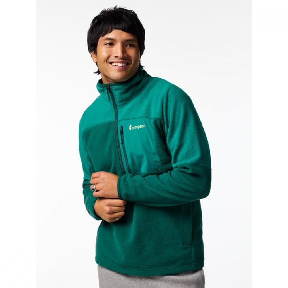 Cotopaxi Abrazo Fleece Half Zip Jacket Men STONE-DUNE-XL