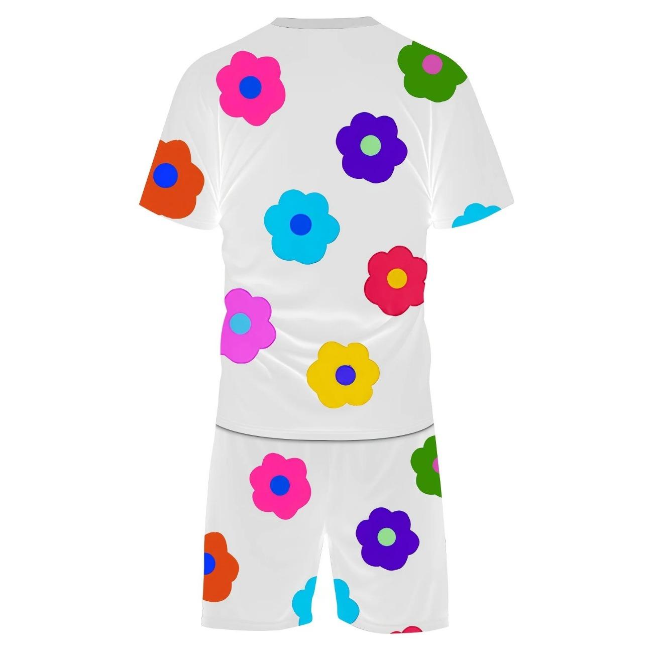 

Летний новый мужской костюм Летний повседневный мужской костюм с шортами и футболкой Городская уличная мужская мода спортивная одежда для улицы M