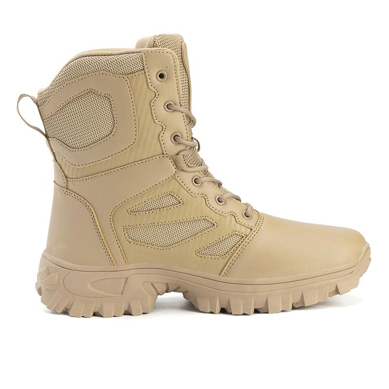 Men's High Top Large Size Outdoor Training Boots Battlefield Training Hiking Boots Swat Tactical Boots
