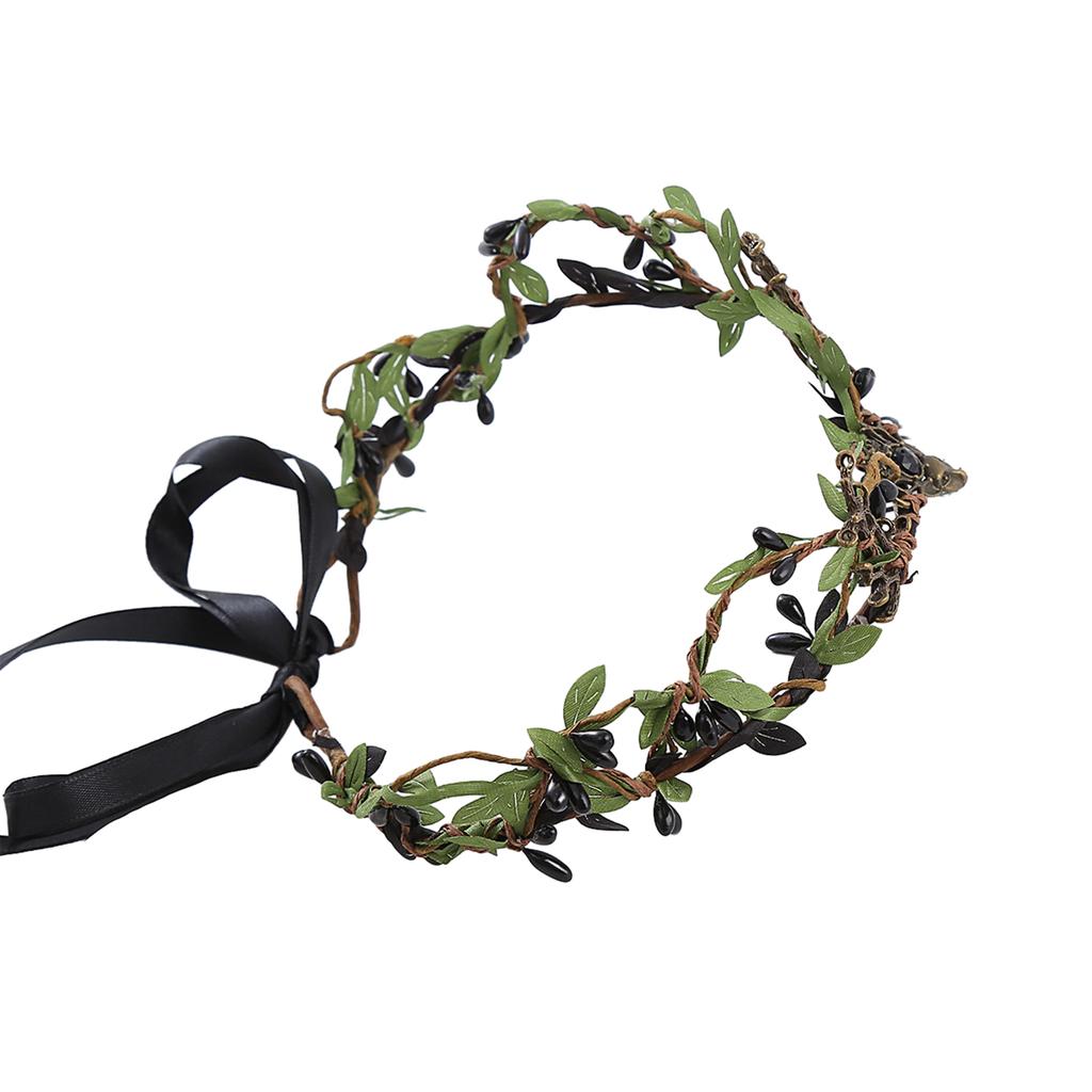 Elegantes Blätterform Haarband Böhmischer Stil Stirnband für Mädchen Trendiges Modelshow-Auftritte Hochzeitsfeier Schmuck