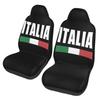 Italian and Proud Print 2pcs Car Seat Covers Suitable for Women and Men Universal Car Front Seat Protector Suitable for Cars SUV