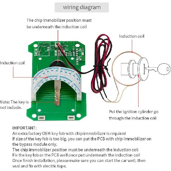 EASYGUARD bm002 Universal Version Chip immobilizer Bypass Module for Vehicle with chip immobilizer in Factory OEM Key fob