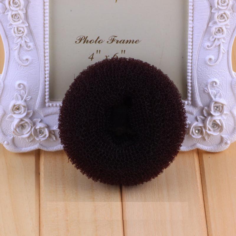 Haar Donuts Haar Styling Werkzeug Frauen Mädchen Schwamm Deckblatt Kopf Fleischbällchen Haar Brötchen Ring Donut Maker