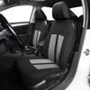 AUTOYOUTH Automobiles Seat Covers Full Car Seat Cover T-shirt Style Car Seat Covers Full Set Gray Cloth - Universal
