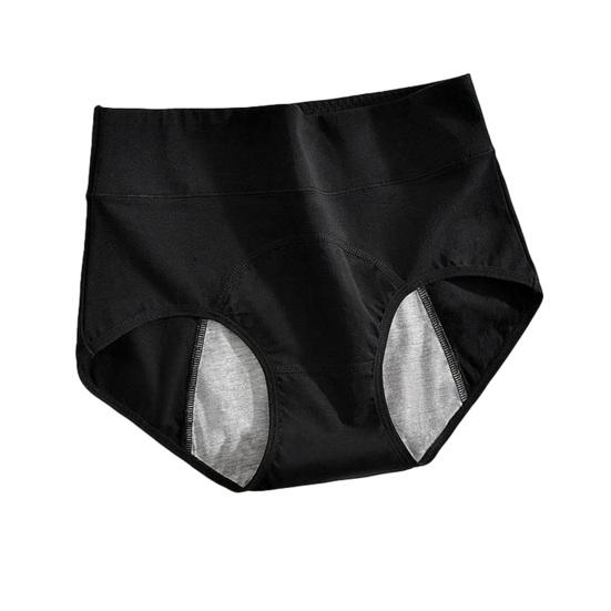 

Менструальні трусики для жінок Висока талія Герметичні Бавовняні Менструальні трусики Для рясних виділень Післяпологові трусики 2XL