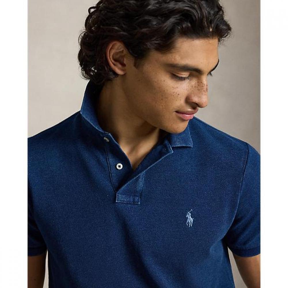 Polo Ralph Lauren Men S claSSic Fit Indigo meSh Polo Shirt Mnpokni1n824180400