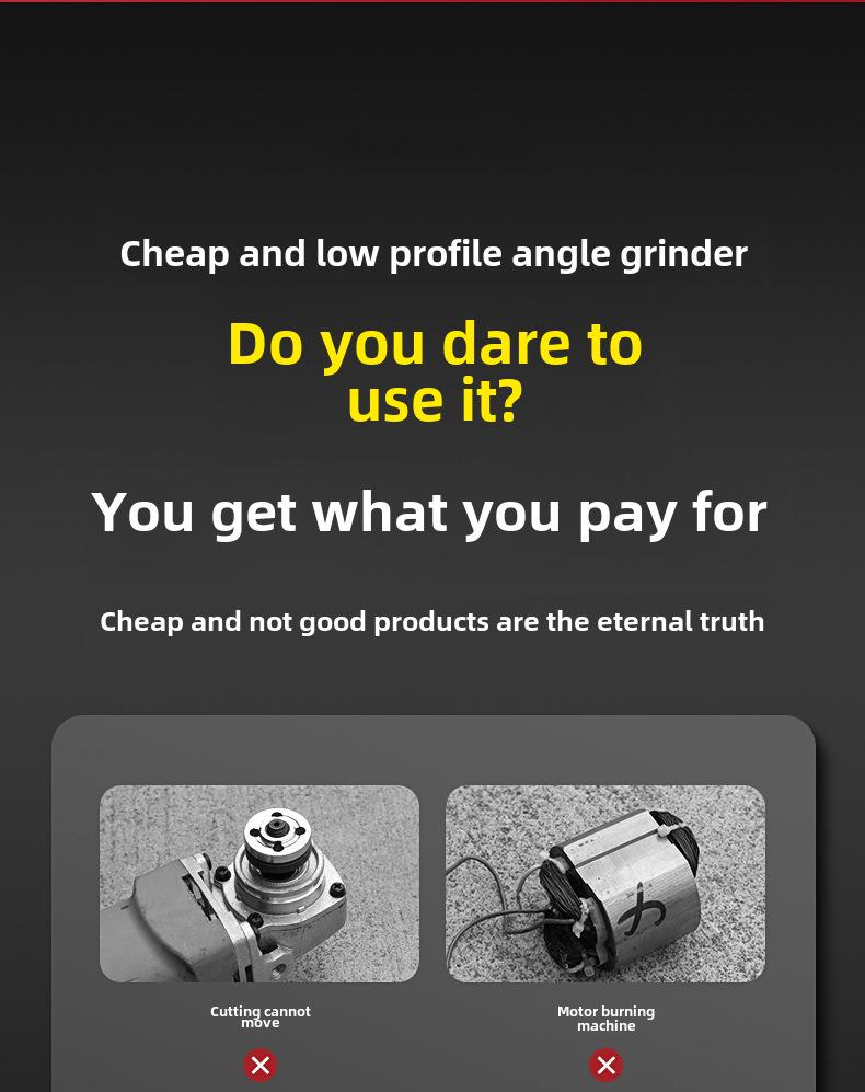 Német Multifunkcionális Sarokcsiszoló: Otthoni és ipari használatra köszörüléshez, polírozáshoz és vágáshoz.