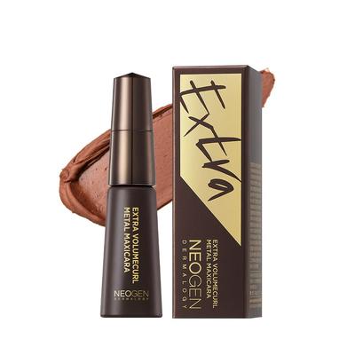 Extra Volume Curl Metal Mascara Nachfüllpackung, Braun, 1 Stück