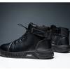 Moda 2024 Outono Sapatos Masculinos Antiderrapantes Sapatos de Segurança para Trabalho Impermeáveis Casuais Botins de Couro Sola Grossa Tênis Zapatillas De Hombre