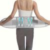 Compression Waist Support Belt with 5 Reinforced Support Plates, Breathable Mesh Back Support, And Adjustable Elastic Compressio