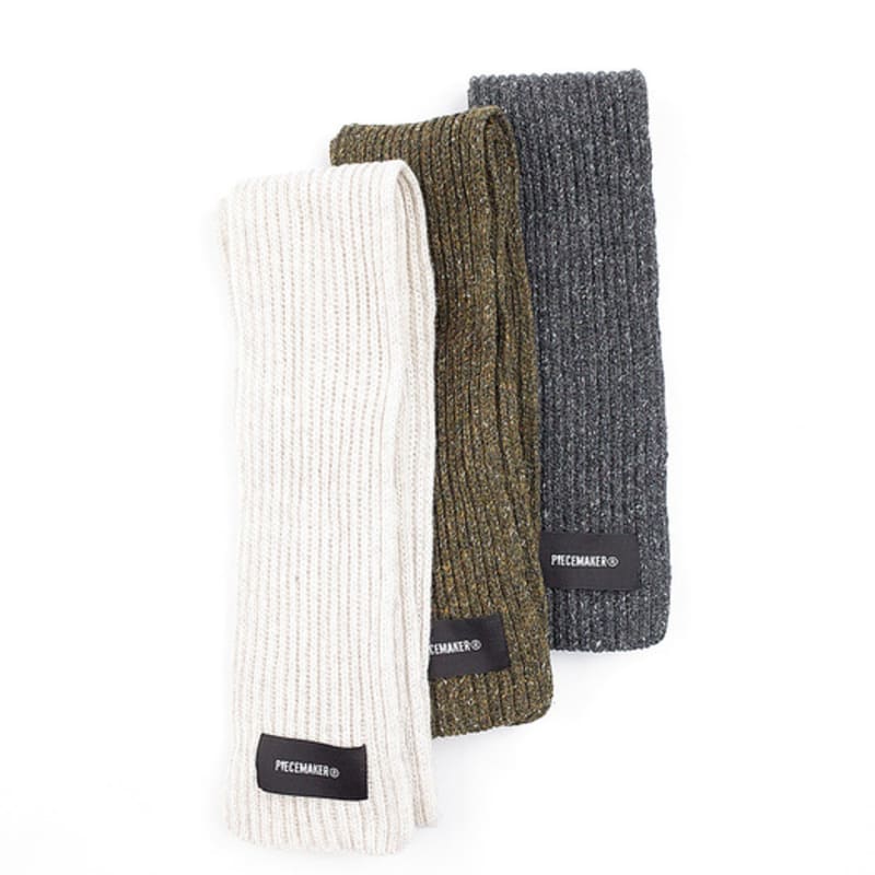 

PIECEMAKER LAMBSWOOL PETIT KNIT MUFFLER (3 colors) CHARCOAL