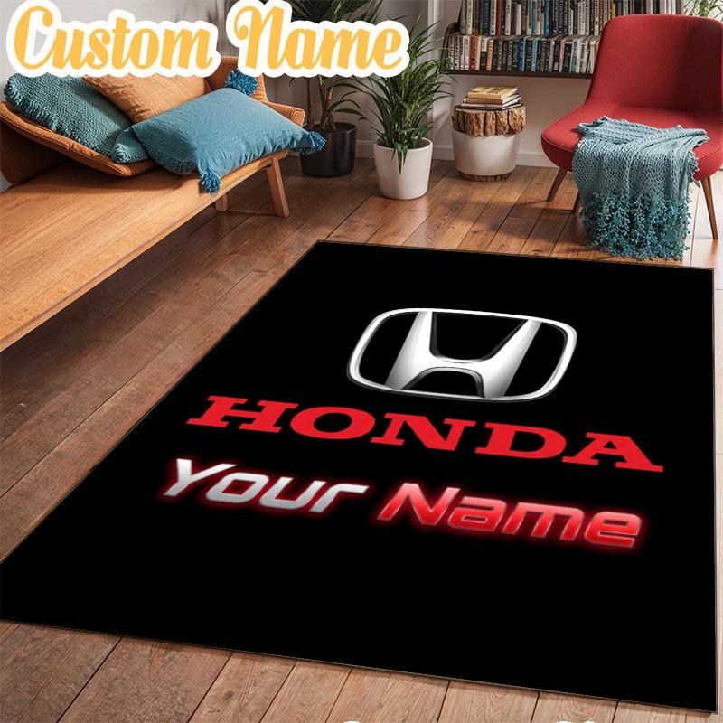 Custom Name Hyun-dai Motor Rug Office Rug, Indoor Rug, Chair Rug, Living Rooms, Doormat Game Rug Home Decor Birthday Christmas Gifts