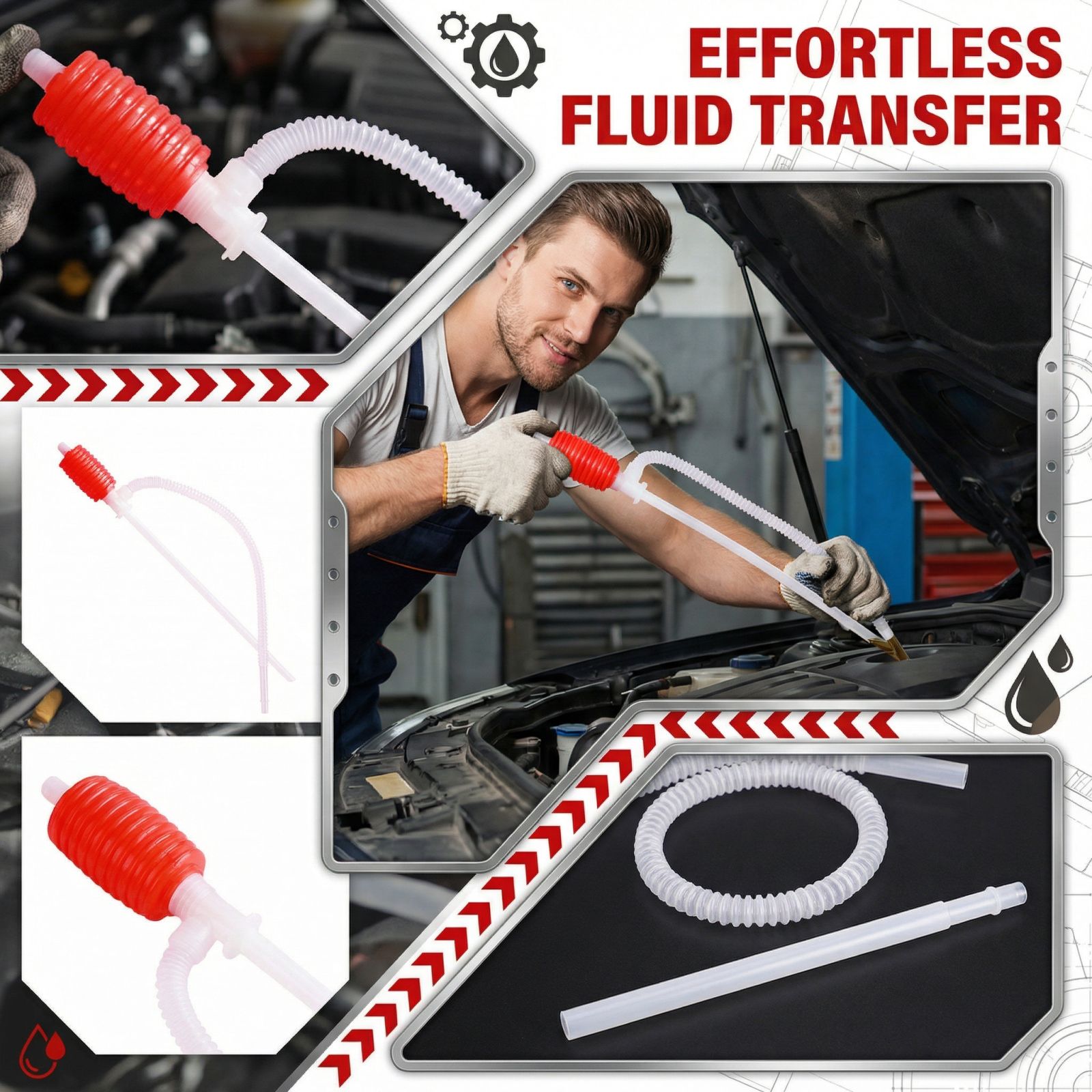 

Automotive Oil , Manual Suction Pipe, Self-priming Oil , Motorcycle Oil Tank, Guided Oil , Household Oil One Size