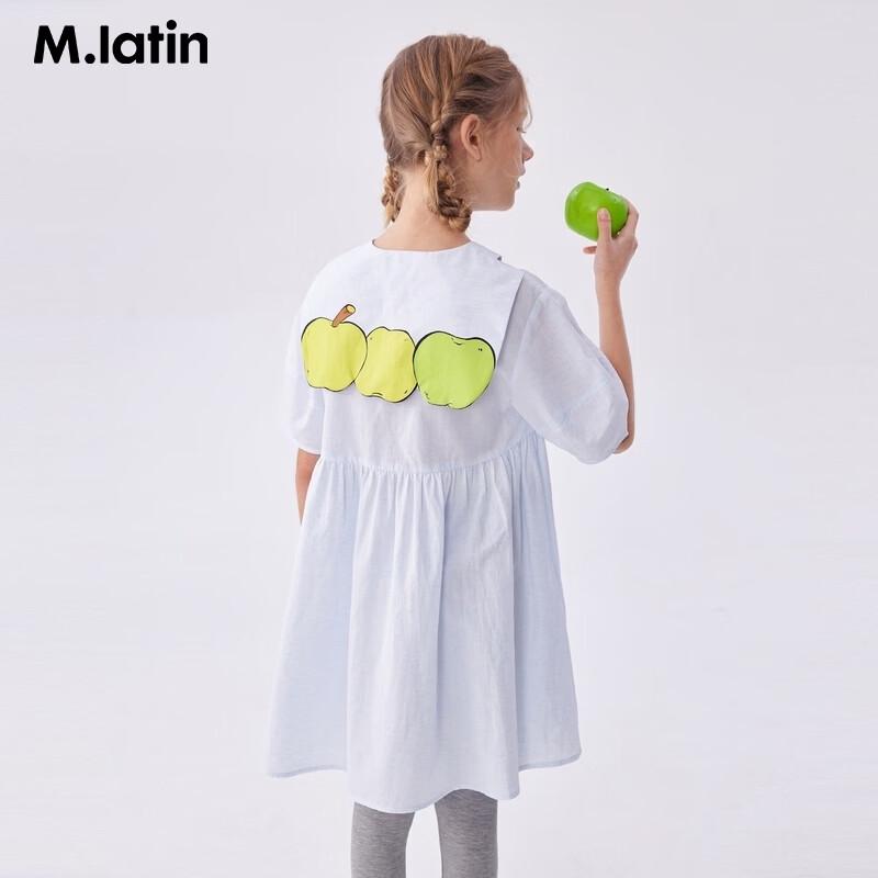 M.Latin Girls' Bubble Sleeve Doll Dress