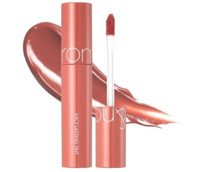 Juicy Lasting Tint 10 Nudie Peanut Vibrant Color Long Lasting Daily Lip Tint K Beauty Rom&nd 5.5g