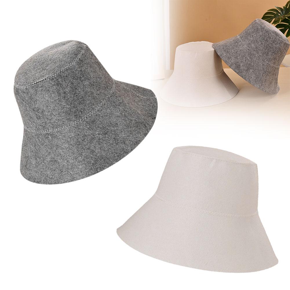 Skin-friendly Felt Bathing Cap Anti Heat Head Protection