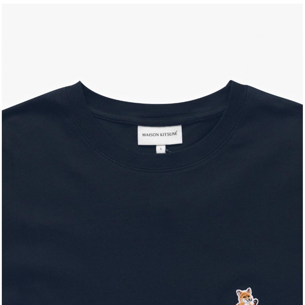 MaiSon KitSune Mm00125kj0008 P476 Speedy Fox Patch Men S Short Sleeve Tee