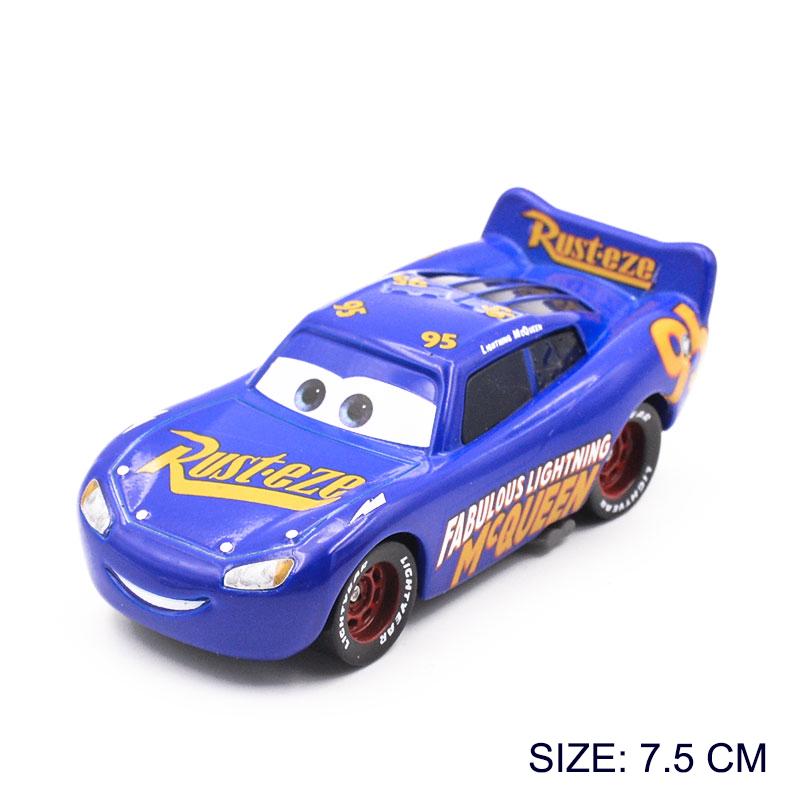 Disney Pixar Cars Lightning McQueen Black Storm Jackson Cruz Matt Klassische Autos Legierungsauto Spielzeug Kinderspielzeug Geschenke