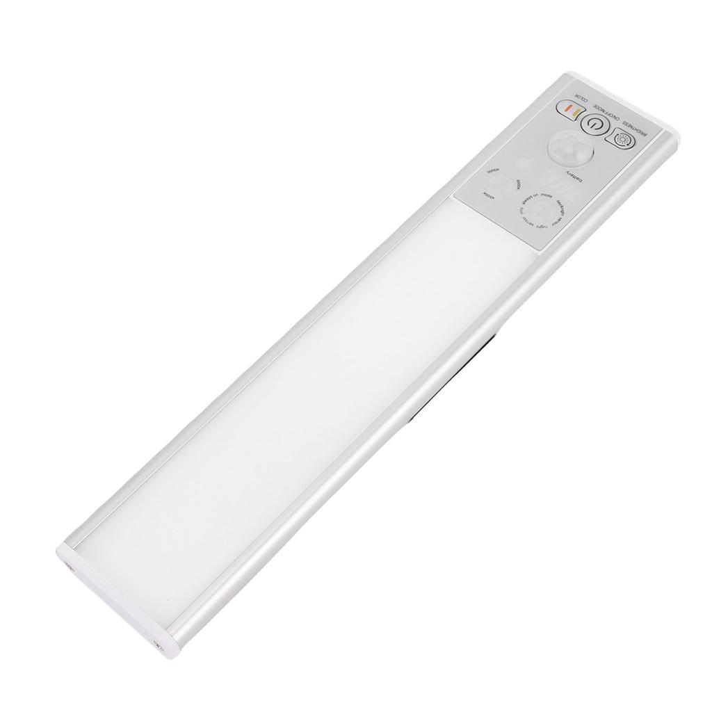 Under Cabinet Light Super Thin Motion Sensor 3 Color Dimmable Rechargeable Closet Light for Kitchen Bedside
