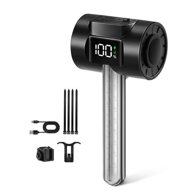 Smarted Rear Bike Light Rechargeable Waterproofed Bicycles Rear Cycle Light for Night Commuting