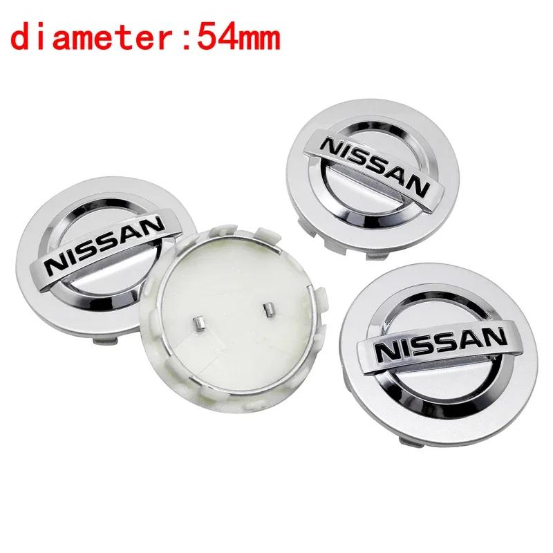 54mm 58mm 60mm Car Wheel Center Hub Caps Cover Nissan X Trail T32 Patrol Tiida Navara Nismo Note Teana Qashqai J11 J10 Juke