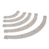 5PCS Router Radius Templates with Removable Jig R100 R150 R200 R250 R300 Plastic Corner Template Set for Woodworking