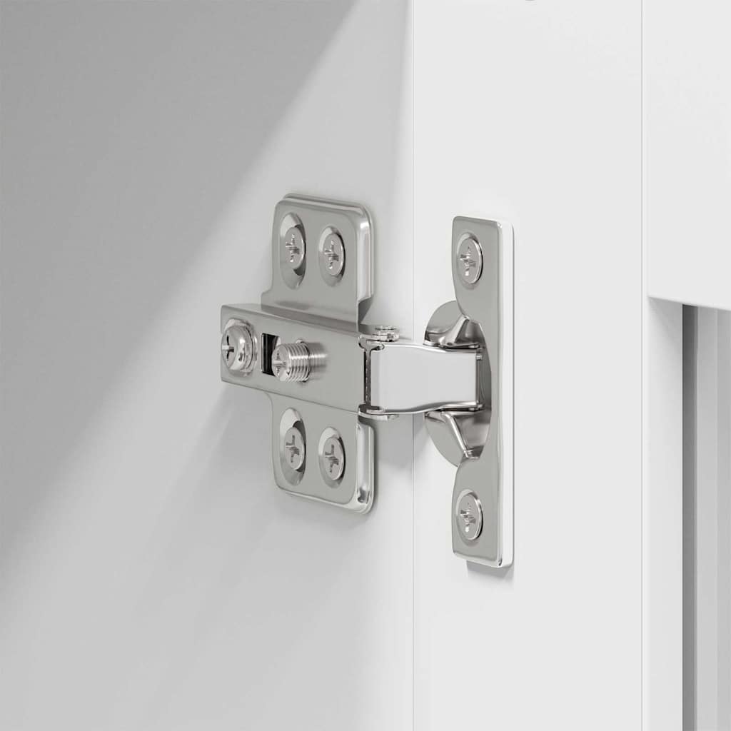 Hanging Cabinet with Storage White 60 X 31 X 80 Cm Particleboard