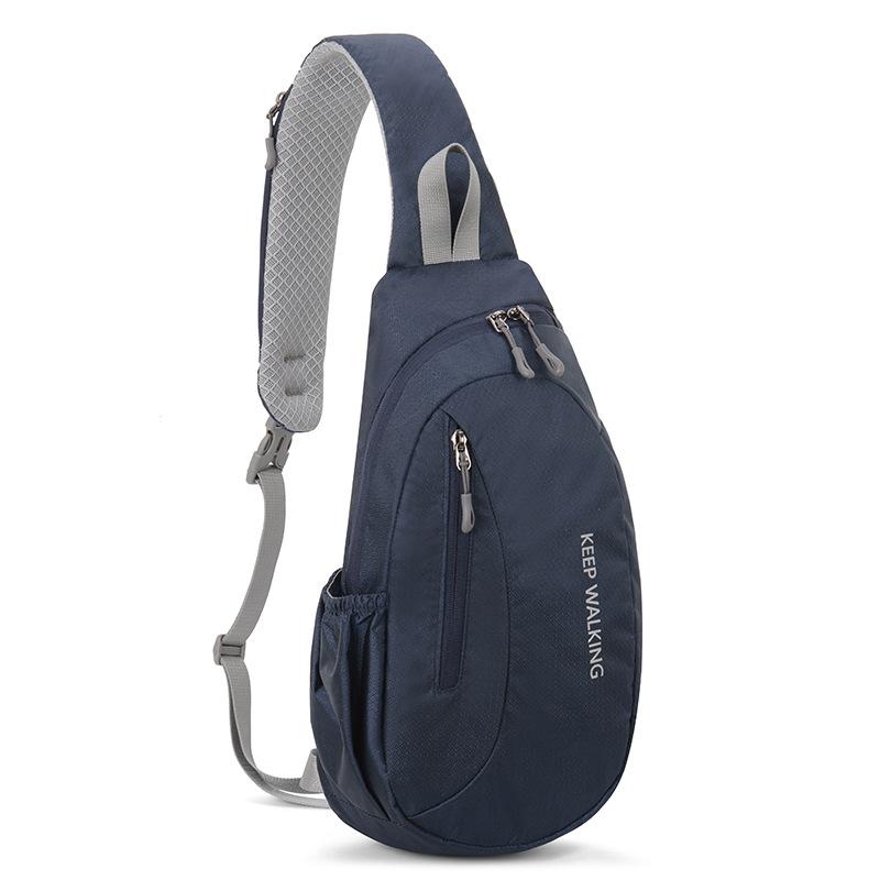 Outdoor Reflective Waterproof Running Shoulder Bag Men'S Crossbody Chest Sports Bag Women'S Hiking Cycling Climbing Backpack