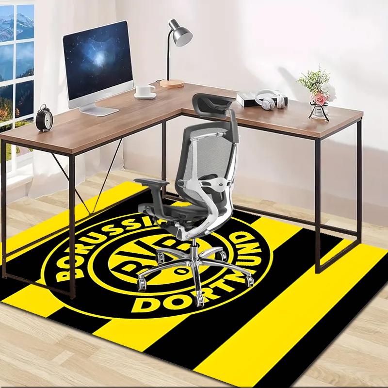 1 Stück Fußballteam-Design Teppich - Rutschfest, Weich & Gemütlich Fußmatte für Wohnzimmer, Schlafzimmer, Büro - Dekoteppich für Innen/Außen
