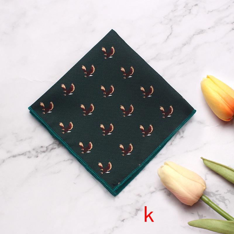 Men'S Dress Business Wedding Suit Pocket Towel Striped Flower Chest Towel Handkerchief Banquet Small Square Towel