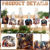 12Pcs Nativity Sets Christmas Ornaments Wooden Hanging Nativity Scene Ornament Birth Of Jesus Religious Christmas Tree Decoratio