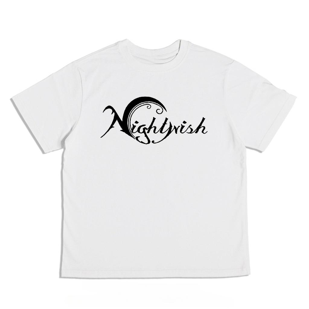 Digital Direct Injection Nightwish Rock Band Print LooseTee Cotton Heavyweight HipHop