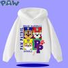 PAW Patrol 2026 Kids Hooded Sweatshirt for Autumn/Winter Long Sleeve 2026 New Style Boys' and Girls' Cartoon Print Sweater